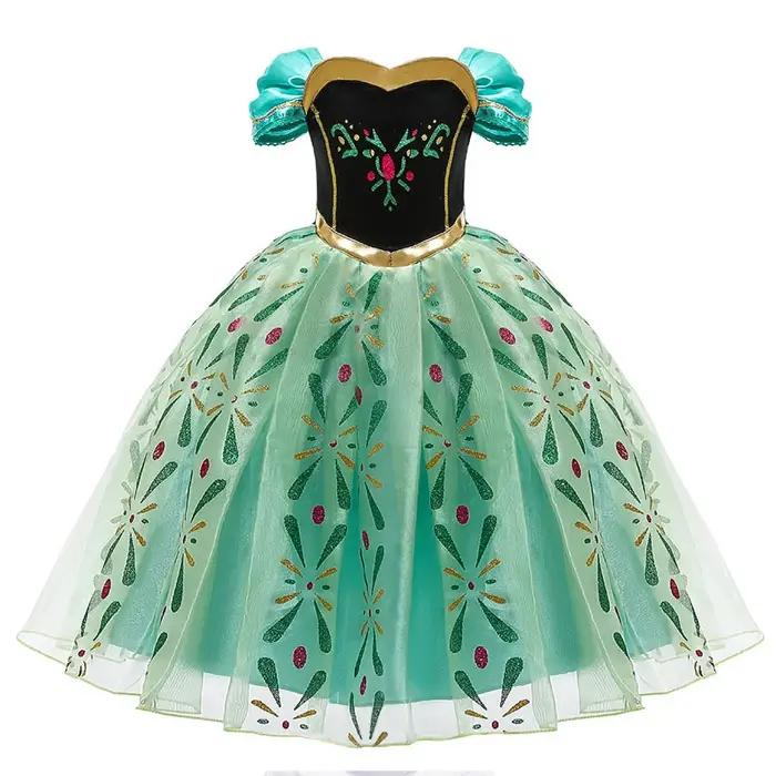 Costume de Cosplay pour filles, robe de princesse pour enfants, Costume de princesse, Elsa, Anna, ra