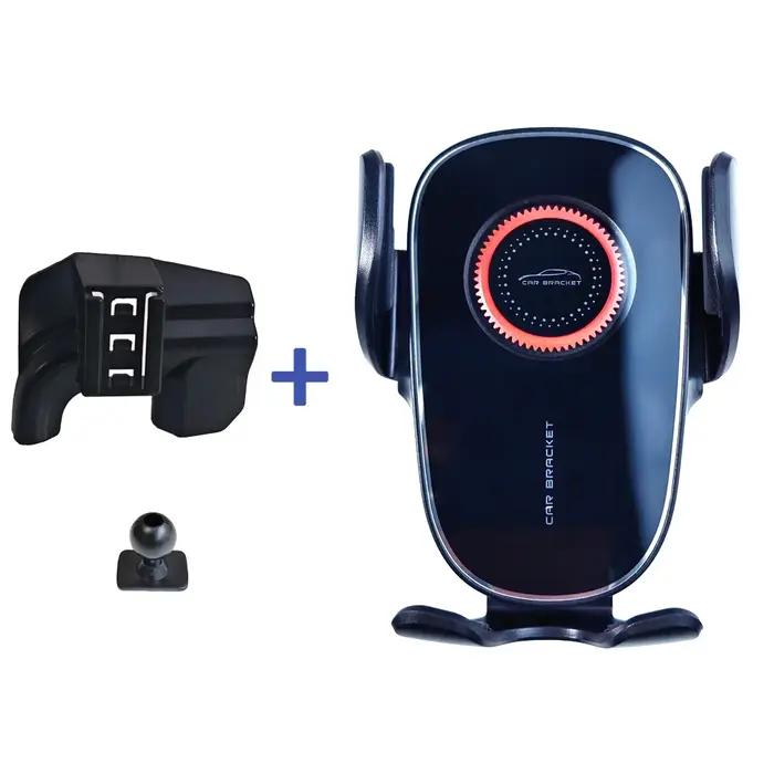 Support Magnétique Pour Téléphone De Voiture Volvo Xc40 2020 2021 2022 2023 Sans Fil 15W Blanc Noir Rouge