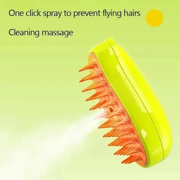 Brosse de pulvérisation pour animaux de compagnie