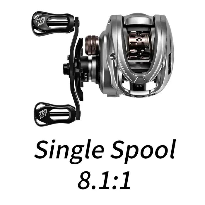 Moulinet de pêche Soloking Acura HICC-50 Pro en aluminium pour pêche en haute mer et en eau douce occasions spéciales pêcheurs occasionnels et experts