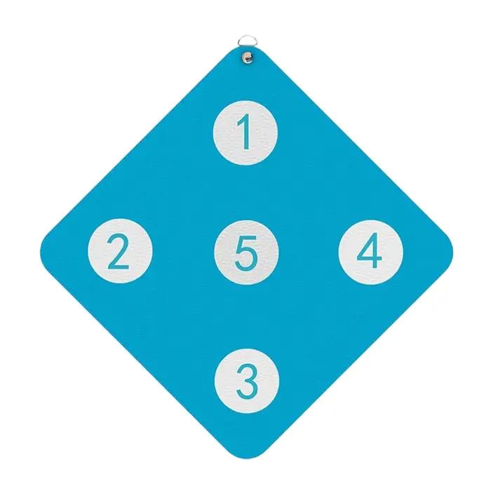 Cible d'escrime avec cinq jeux en cuir PU, objets de suspension auxiliaires, engrenages d'escrime Do