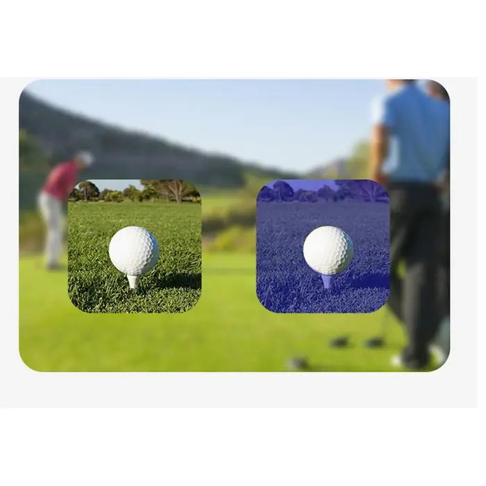 Lunettes de détection de balles de golf professionnelles pour hommes et femmes avec boîte de rangement large champ de vision pour golf occasions spéciales