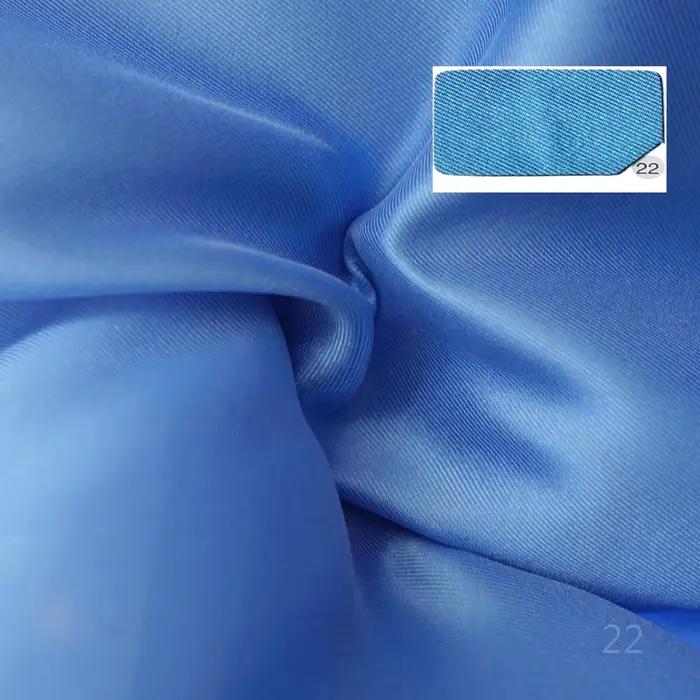 Tissu Mikado bleu paon, couture pour robe de mariée et robe de soirée, tissu redressant en Satin dia