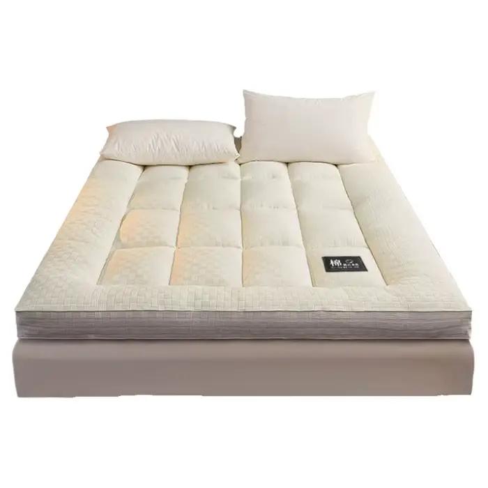 Surmatelas en peluche pour une expérience de sommeil luxueuse, coussin de lit doux au sol, lits d'hô