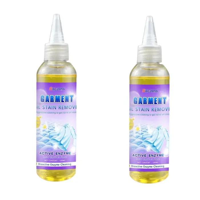 Détachant Puissant Élimination Instantanée Huile Graisse Sang Sueur Blancs Couleurs Parfum Apple Lavande Occasions Spéciales