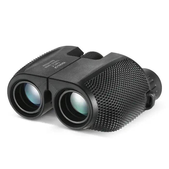 Jumelles professionnelles 10x25 BAK4 compactes - Télescope poche pour chasse sports extérieurs