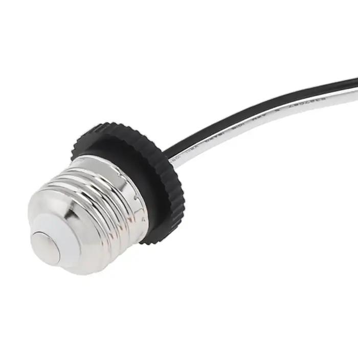 Adaptateur de douille E26 à vis mâle, base moyenne, queue de overpour plafonniers à LED, Downlight,