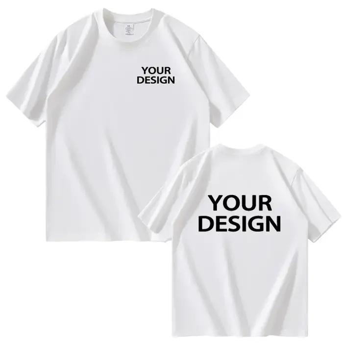 T-shirt en coton personnalisable à la mode pour homme et femme, décontracté, respirant et confortable pour toutes les occasions