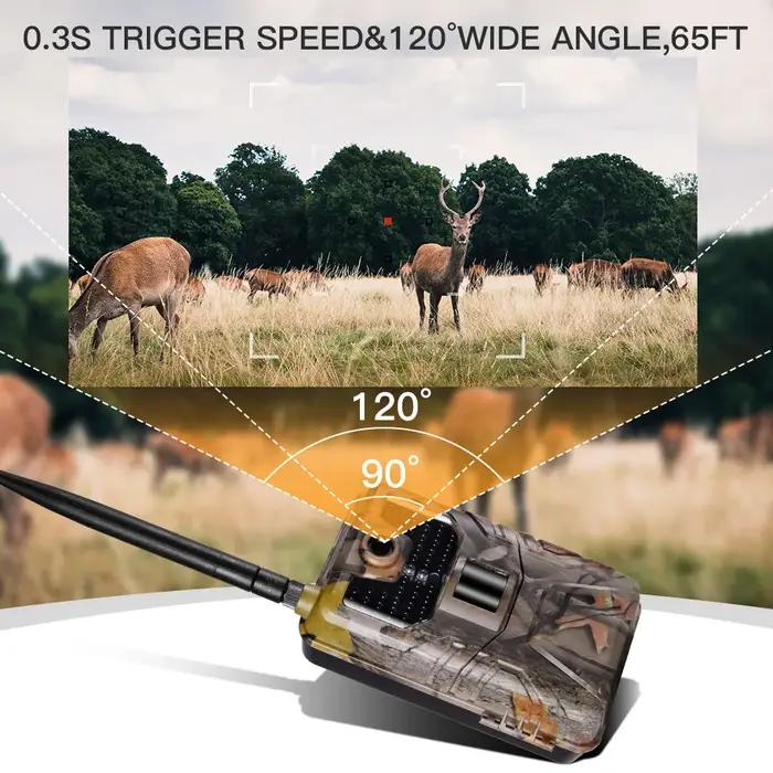 Caméra de chasse à la faune 2G MMS SMTP