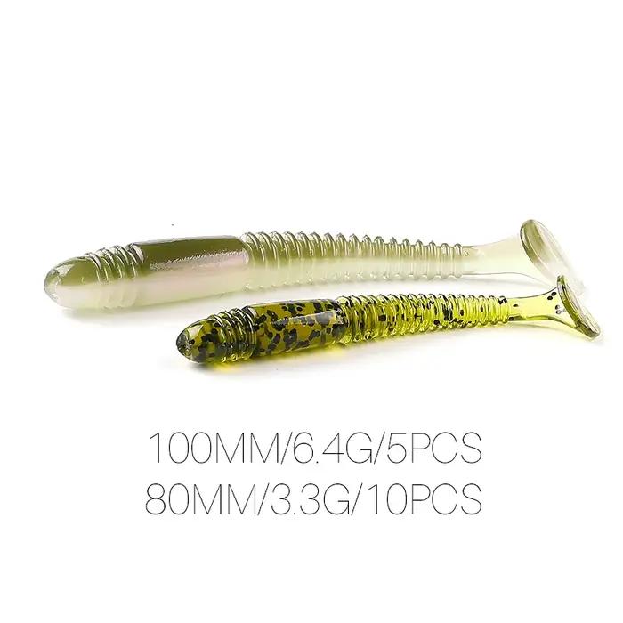 Super Concentinent Swing Impact Ring Shad leurre de pêche doux 8 cm/10 cm appâts Swimbait gabarits l