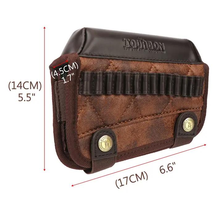 Accessoire de chasse pour rifle cheek rest pad en cuir et pu confortable pour tir précis et stabilité main droite gauche occasions spéciales