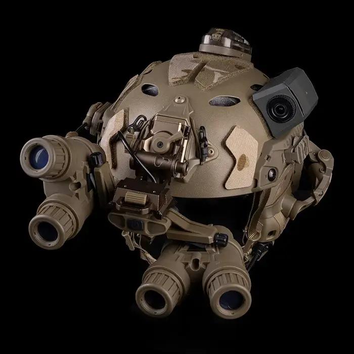 Lunettes vision nocturne factice GPNVG18 - Modèle dummy avec support casque NVG airsoft tactique