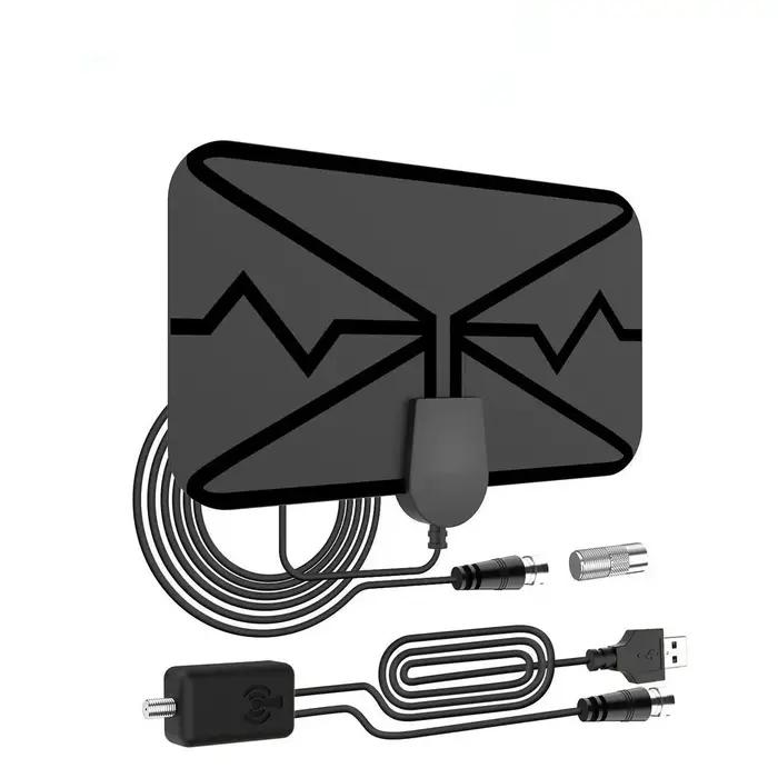 Antenne TV numérique intérieure 4K haute définition à réception à distance, antenne TV numérique intérieure améliorée, antenne film, antenne intérieure