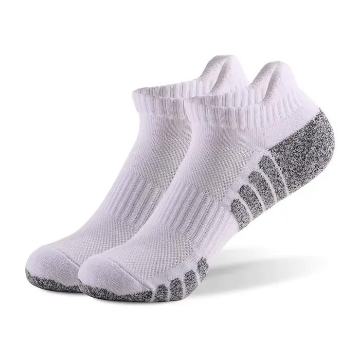 Lot 3 paires chaussettes sport semelle éponge - Antidérapantes respirantes running chasse