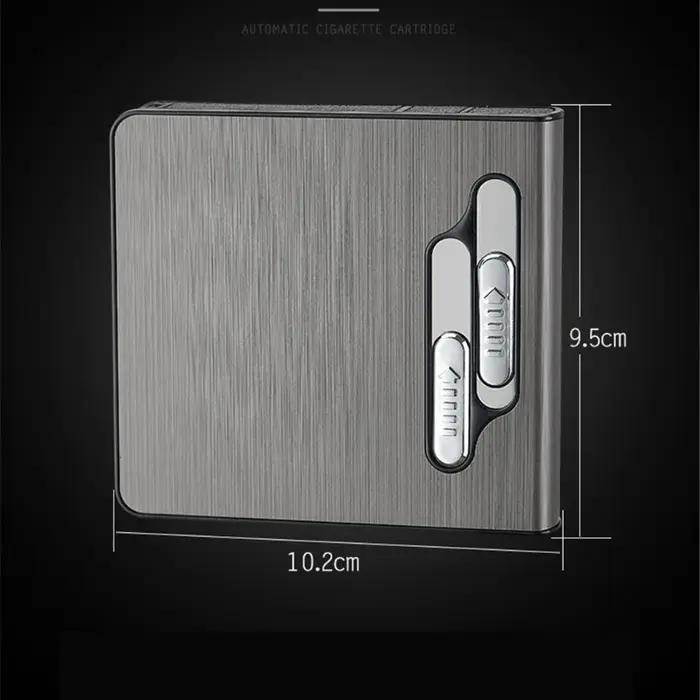 10 pièces 20 Cigarettes de grande capacité USB étui