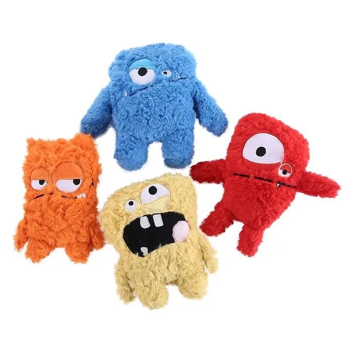 Jouet en peluche mignon en forme de petit monstre pour chien