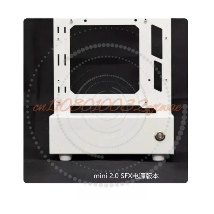 Chassis ITX ouvert CODRA pour bureau élégant et moderne, châssis vide, design contemporain, espace de travail, technologie esthétique