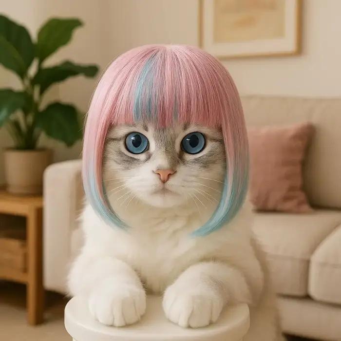 Perruque de Costume de chien et de chat