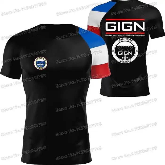 T-shirt Groupe d'intervention de la Gendarmerie nationale française