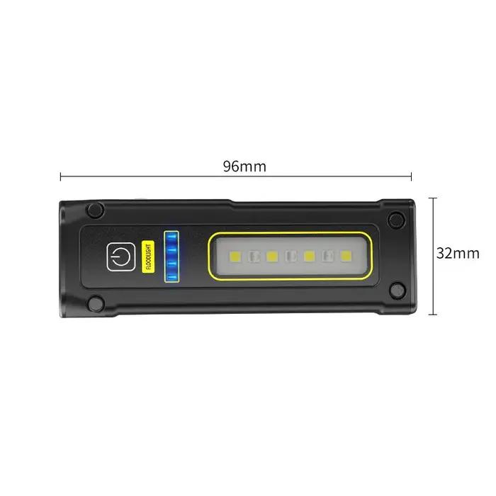 Mini lampe de poche LED aste portable, lampe de service d'urgence extérieure, lampe de poche magnéti