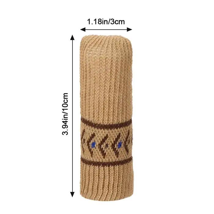 Chaussettes de pied de chaise anti-bruit épaisses, housses de protection de sol de meubles, manchons