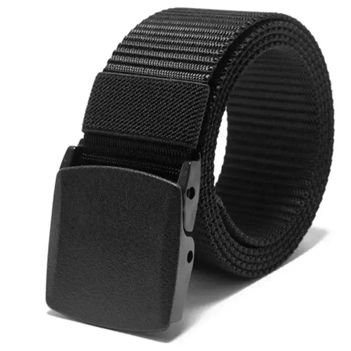Ceinture en Nylon à boucle automatique pour hommes