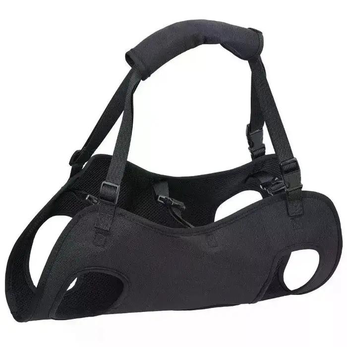 Harnais d'aide à la montée d'escalier pour chien laisse de soutien pour chien âgé gilet de levage réglable pour animaux de compagnie aide à la montée d'escalier pour grands chiens