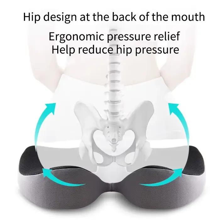 Coussin orthopédique antidérapant en mousse à mémoire de forme