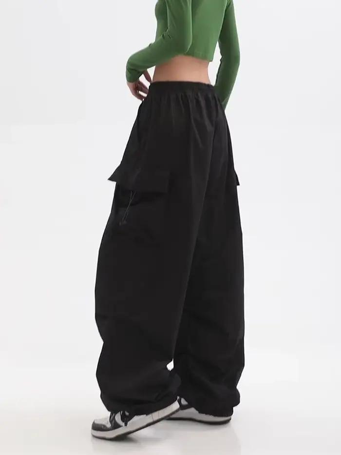 Zoki – pantalon Cargo pour femmes, style rétro américain, Streetwear, Hip Hop, mode d'été, Bf Haraju