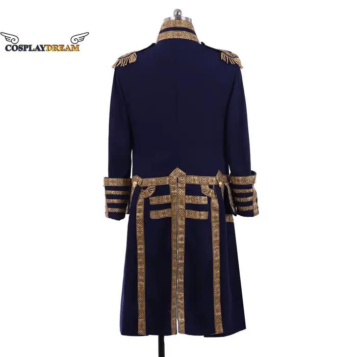 Manteau de soldat officier royal du 18ème siècle veste d'uniforme médiéval pour hommes costume de cosplay élégant à offrir pour hommes occasions spéciales