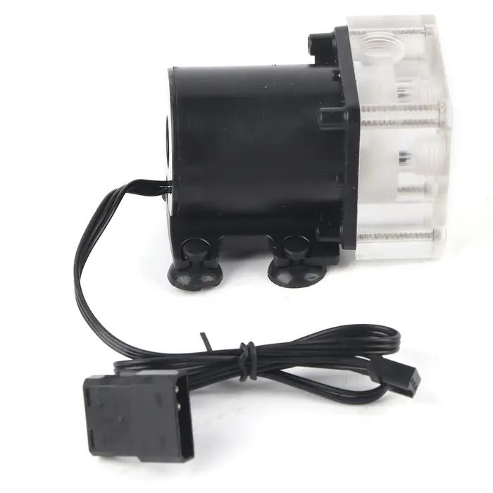 Pompe à eau silencieuse pour système de refroidissement par eau de processeur d'ordinateur filetage G1/4 pour PC 500L/H occassions spéciales gaming professionnel
