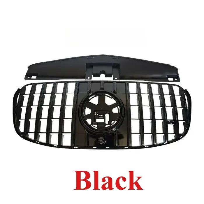 Grilles de course avant style GT pour Mercedes Benz GLS X167 2024 2025 GLS400 GLS450 GLS580 protection pare-chocs garniture vert armée herbe verte