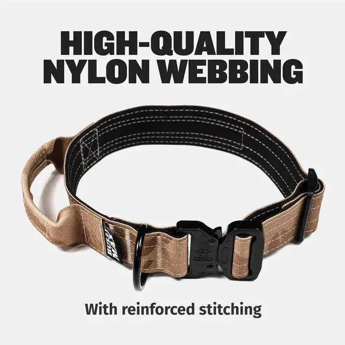 Collier tactique DOG BULLY MAX de haute qualité pour chiens de taille moyenne à grande, robuste, ant