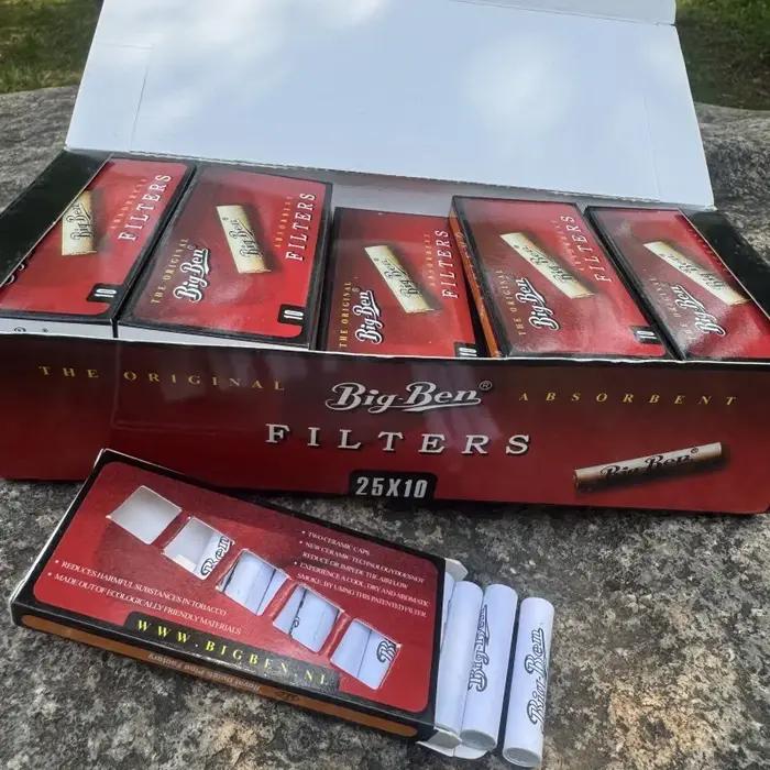 Filtres à charbon actif de filtre jetable de tuyau de fumage de 9MM