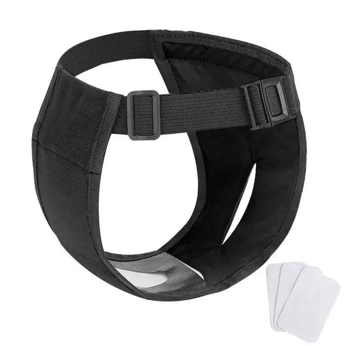 Avec 3 tampons en coton culotte pour chien femme lavable facile à porter couches physiologiques