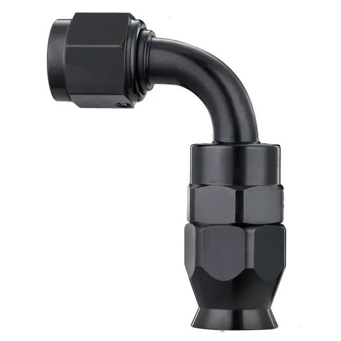 10x universel droit 0 45 90 180 degrés AN3 AN4 AN6 AN8 AN10 AN12 raccord d'extrémité de tuyau adapta