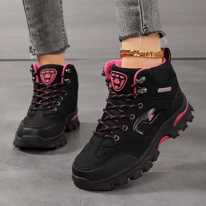 Femmes bottes imperméables en plein air randonnée bottes femmes sécurité travail chaussures marche baskets antidérapant bottines Botas De Mujeres nouveau