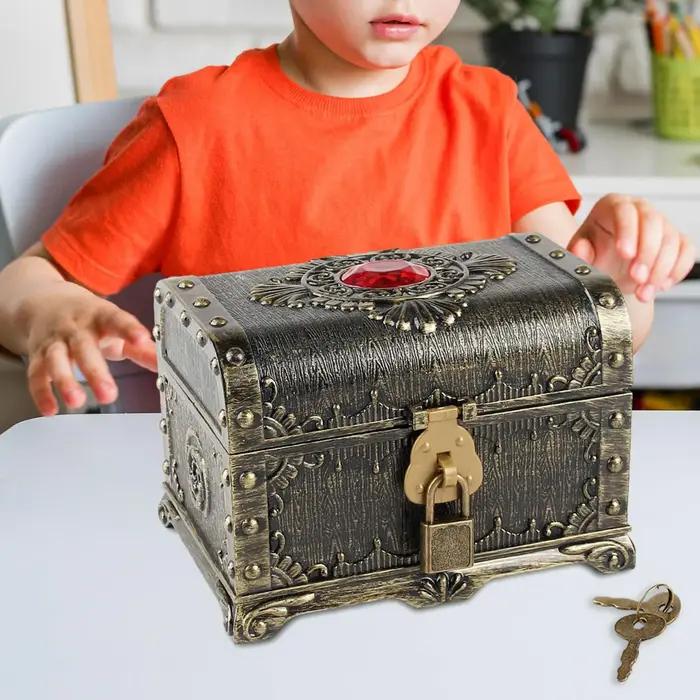 Coffre de Décoration de Sagesse 7,5 Pouces, Boîte Adventureuse Multifonction, Prix pour Enfants, Cadeaux Pratiques pour Garçons et Bol