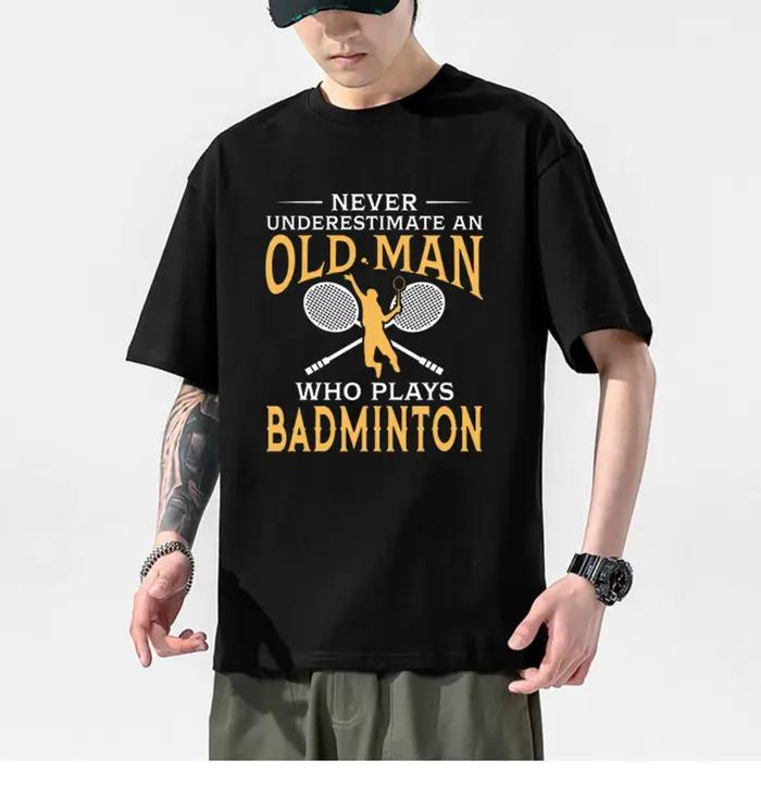 T-shirt de sport à motif d'ours de tennis pour hommes et femmes, vêtements d'équipe personnalisés à manches courtes pour compétition d'équipe