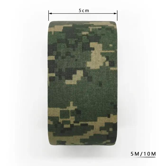 Ruban adhésif camouflage 10m pour vélo, chasse et camping, invisible en milieu naturel