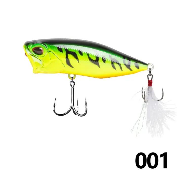Hunthouse pealis fangpop Popper leurre de pêche 65mm 8.5g Topwater Poppers leurre flottant Poper app