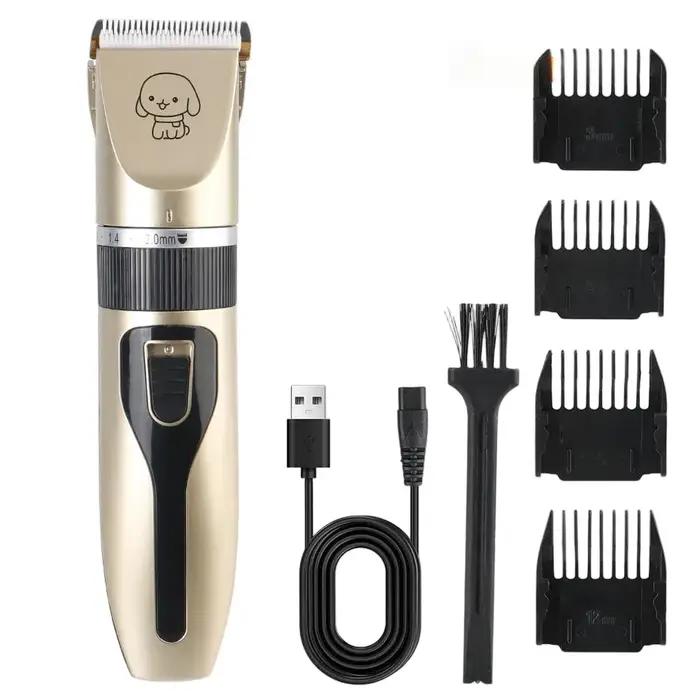 Tondeuses électriques pour animaux de compagnie pour le rasage des chiens et des chats ; tondeuse à