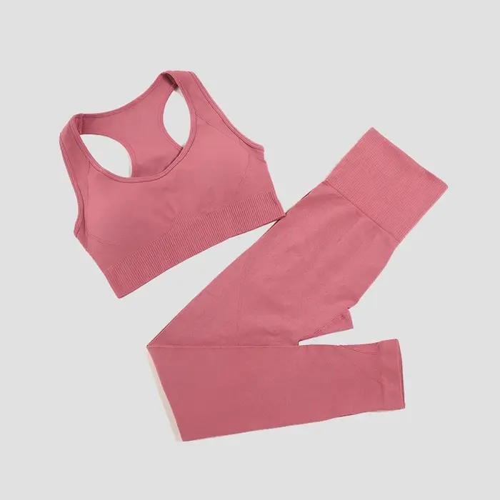 Leggings rembourrés sans couture pour femme, ensemble de sport, yoga, survêtement, vêtements de fitn