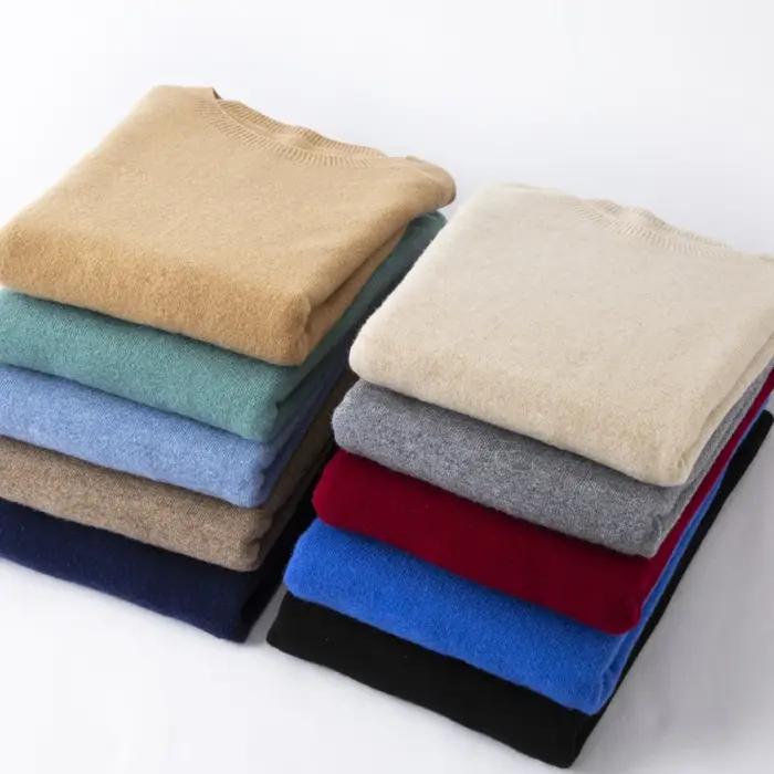 Pull en laine mérinos homme col rond décontracté à manches longues pour toutes les saisons occasions quotidiennes et décontractées