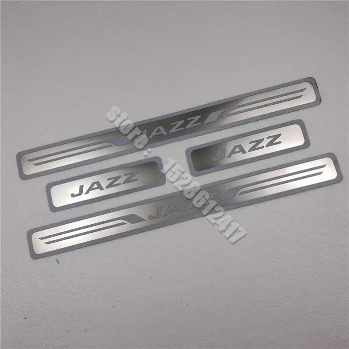 Plaque de seuil/seuil de porte en acier inoxydable, pédale de bienvenue, accessoires de style automa