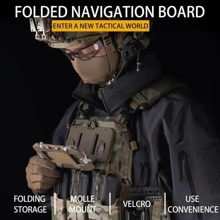 Panneau administratif tactique molle navigation téléphone veste chasse accessoire poche poitrine homme pour chasseurs et explorateurs de plein air
