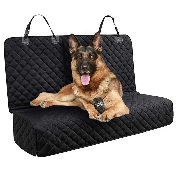 Housse de siège de chien de voiture pour siège arrière, imperméable, tapis de protection de siège arrière pour animaux de compagnie, antidérapant, support de sécurité universel pour chiens de sortie