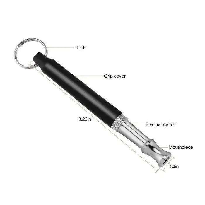 Sifflets à ultrasons silencieux avec lanière pour chien