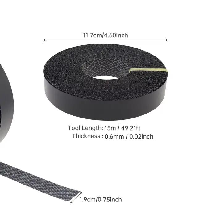 Bande de chant en mélamine adhésive thermofusible de 15m pour table/armoire en contreplaqué avec deu