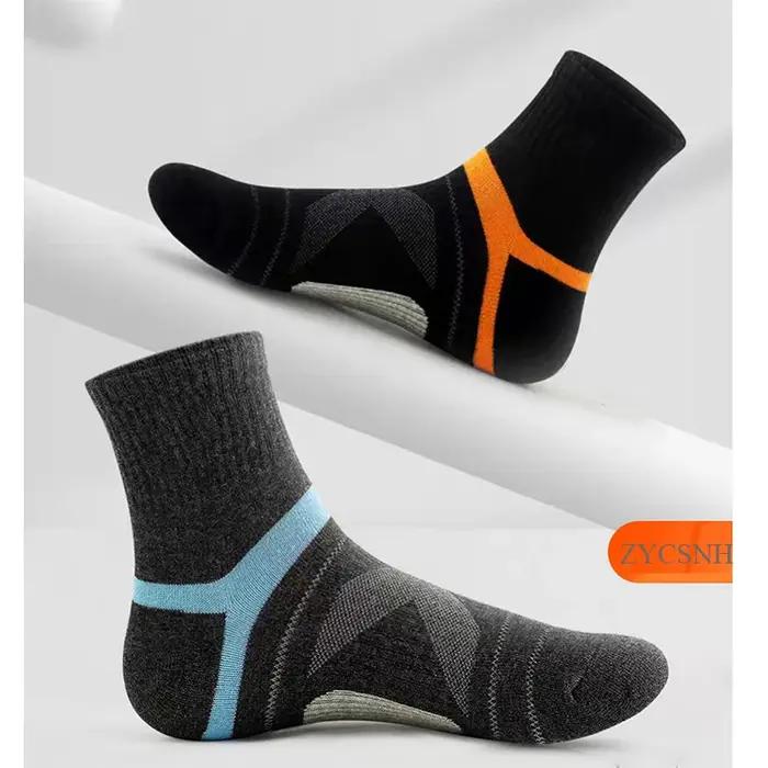 Chaussettes sport homme haute qualité 5 paires - Running hiver respirantes pour chasse et activités outdoor